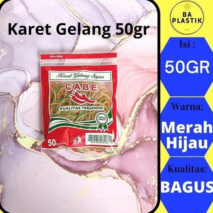 Karet Gelang Super Cabe / Karet gelang murah / karet gelang