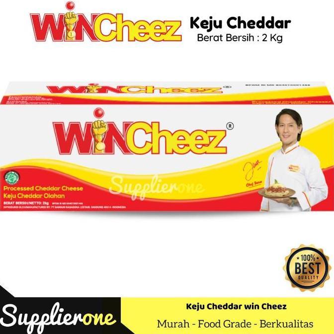 Wincheez Keju Cheddar 2 Kg / Keju Cheddar 2 kg / Keju Winchez 2 kg