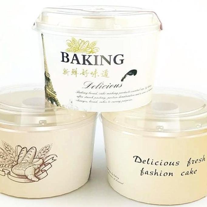 10pcs paper cup chiffon loyang chiffon kertas cup case chiffon tutup