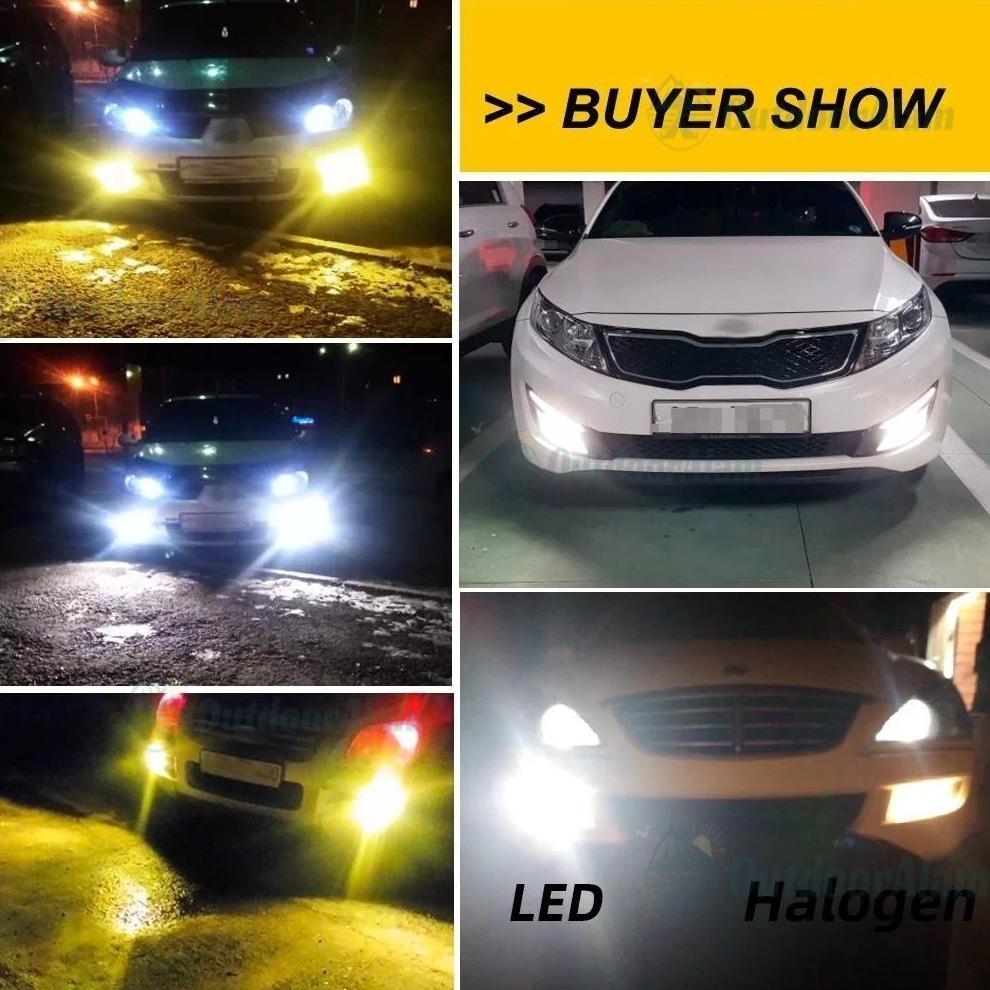 Diskont Lampu Led Mobil  Foglamp Led Mobil 2Pcs Lampu Led Mobil H4 Super Terang Lampu Led Putih H11 