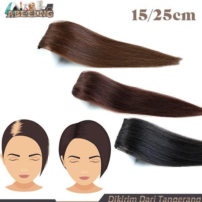 KASDIUM Hair Clip Wig Rambut Palsu Wanita Klip Rambut Palsu Invisible