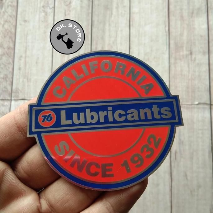 CORNUE emblem logo stenles CALIFORNA Lubricants 76 since 1932