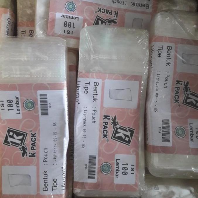 Plastik standing pouch K'pack 09 x 15.