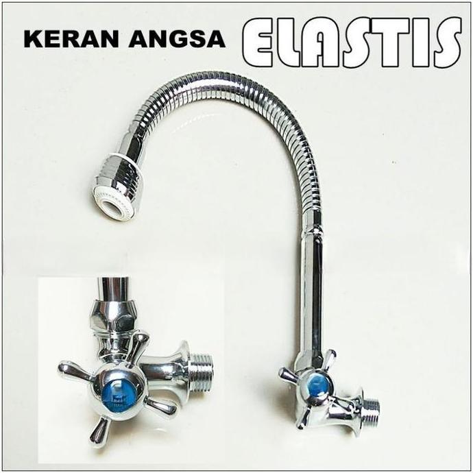 Kran Angsa flexible stainless / Kran Cuci Piring Flexible Stainless/ Kran Dapur cuci piring