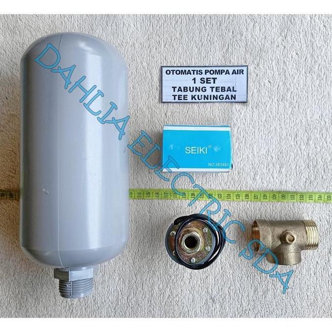 OTOMATIS POMPA AIR 1 SET TEE KUNINGAN TABUNG TEBAL