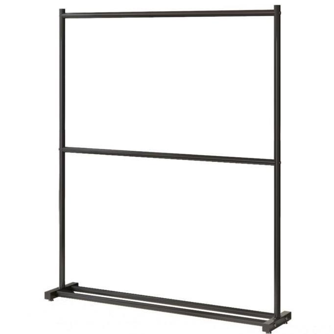 Gantungan Baju Besi Double Rak Baju Stand Hanger Gawang Jemuran Baju Jemuran Pakaian Hanger Baju Bes