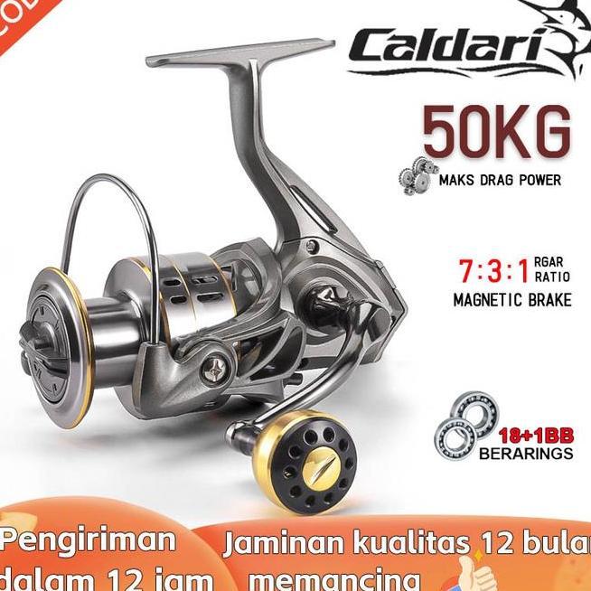 Metal Pancing Reel Pancing Jging Reel Alat Ikan Laut