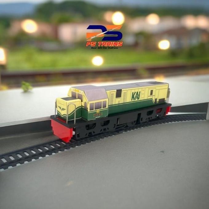 Rangkaian Mainan Kereta Api Indonesia Murah Kayu CC201Vintage EkoPutih