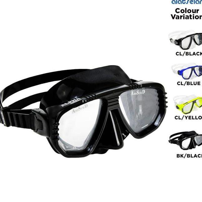 Amscud Mask Alpha Kacamata Snorkling Diving Mask Snorkling Diving Kacamata Minus Snokling Diving Mas