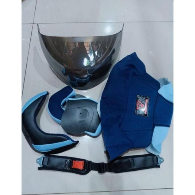 Busa helm gm evolution fullset + tali helm + kaca helm gm evolution