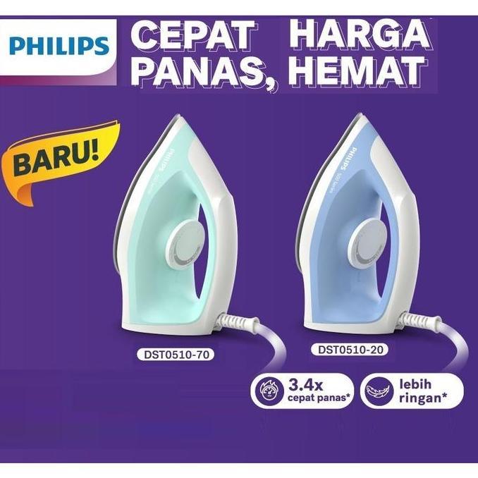 STRIKA SETRIKA PHILIPS DST 0510 / DST0510 ANTI LENGKET