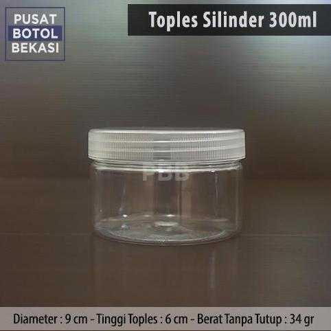 TOPLES PLASTIK 300ML JAR SERBAGUNA