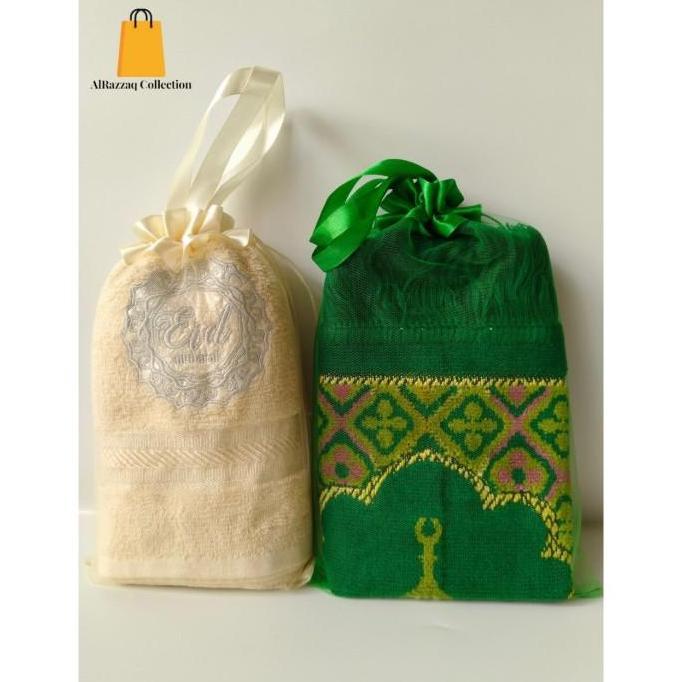 Kantong Tas Tile Untuk Souvenir Sajadah / Handuk Kecil