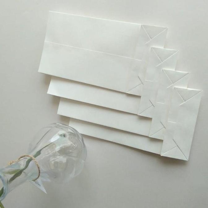 BASIC PAPERBAG PREMIUM WHITE: SMALL (S) WHITE SAMSON 140gr