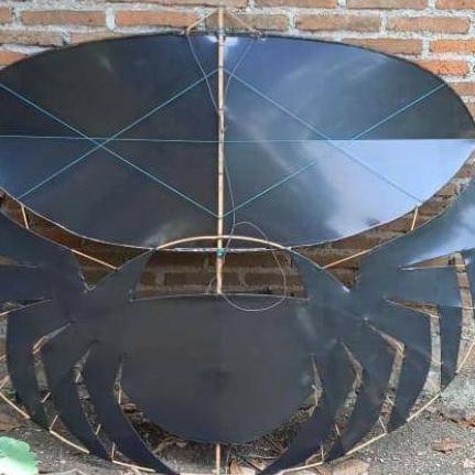 layangan black spider 1 meter bonus sendaren