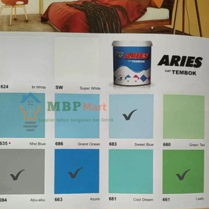 cat tembok aries 5kg cat tembok murah avian