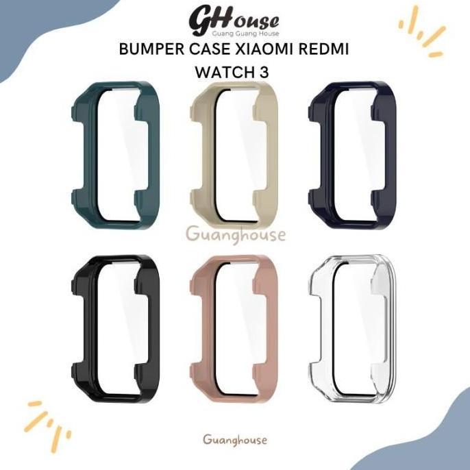 Case Redmi Watch 3 Bumper Case Xiaomi Redmi Watch 3 Bahan PC Tempered