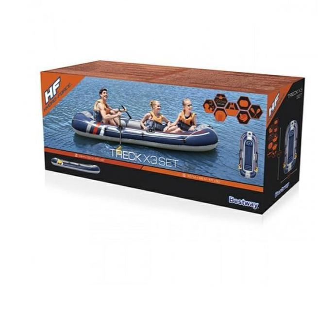 FREYAUR Perahu Hydro-Force Treck X3 Set kapal bestway jumbo family karet 61110