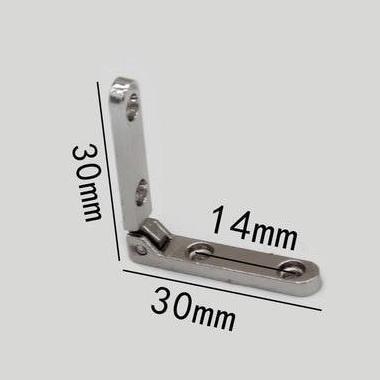 SEIRAKY Engsel Mini 30x30mm Zinc Alloy 10pcs Engsel 90 Untuk Kotak Perhiasan Kayu