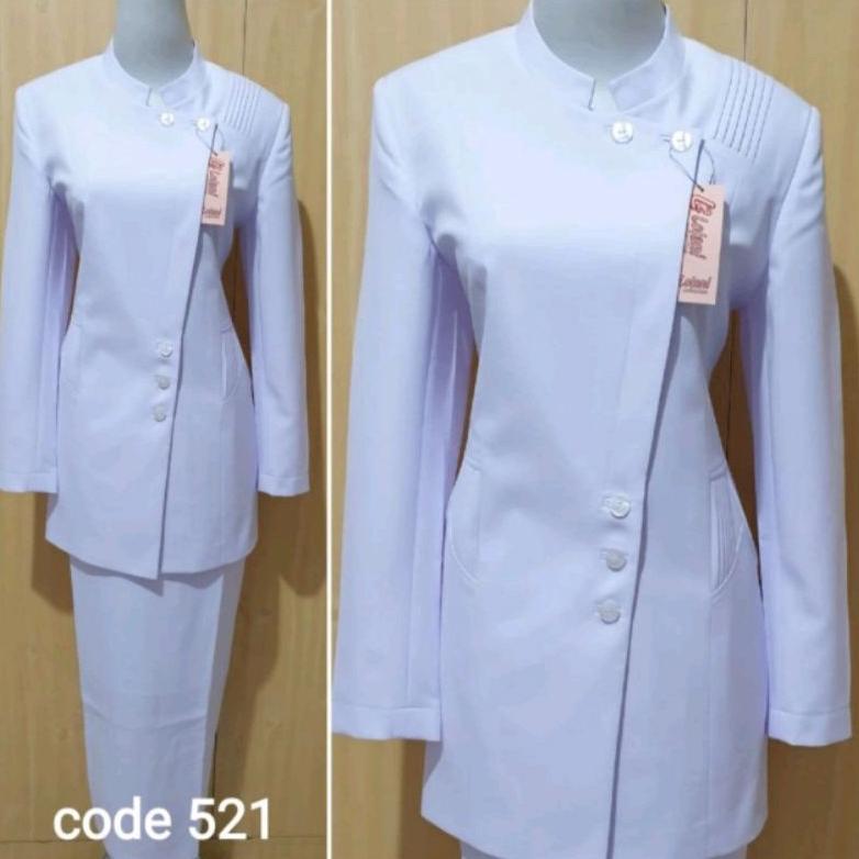 Murah Baju Perawat / Seragam Perawat / Baju Putih Perawat / Seragam Bidan / Seragam Putih Bidan