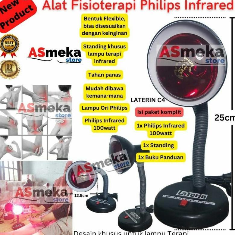 ORI PHILIPS Alat fisioterapi set Lampu Terapi infra red infra merah infrared Terapi otot sendi pegal