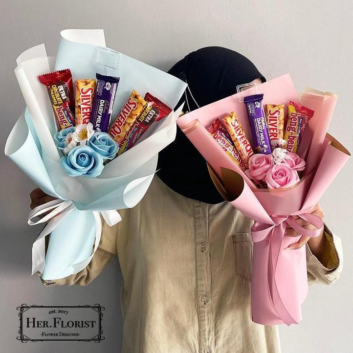 HER.FLORIST Buket Bunga dan Snack / Buket Snack