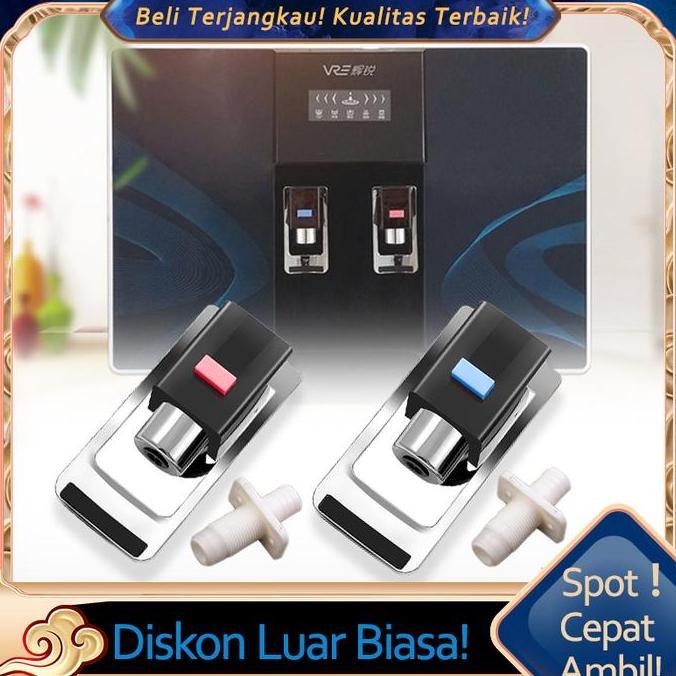 GIRARDY Kran Air Dispenser Dorong Kran Guci Pencetan Keran Kran Air Galon Drat Luar Putih Biru
