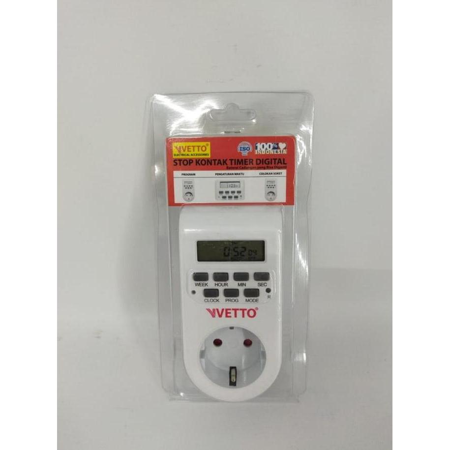 Vetto Timer Digital - Timer Digital Listrik Max 1 Minggu Terlaris
