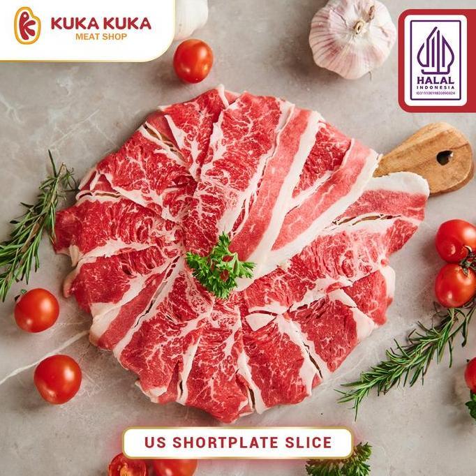 Enyama- Daging Sapi Beef Slice Us Shortplate / Karubi / Yoshinoya Slice 1 Kg