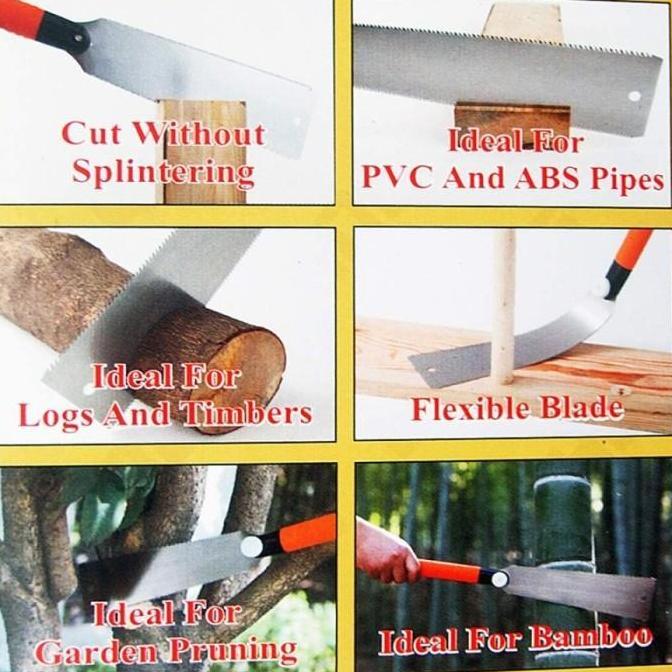 Qihong Japanese RYOBA rip cut cross cut double edge jepang