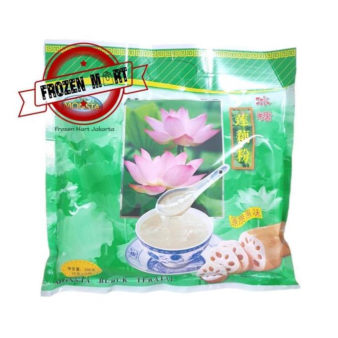 NEW MONSTA BUBUK AKAR TERATAI / HEALTHY FOOD OUFEN LOTUS ROOT POWDER 300G ORI