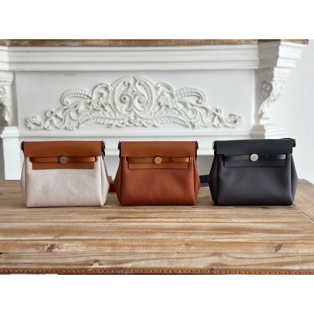 women's HM canvas mini herbag lightweight crossbody shooulder tote