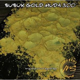 NEW BUBUK GOLD TUA 303 & MUDA 300 1 KG WATERBASE UNTUK SABLON BATIK SENI KERAJINAN TANGAN SLIME DEKO