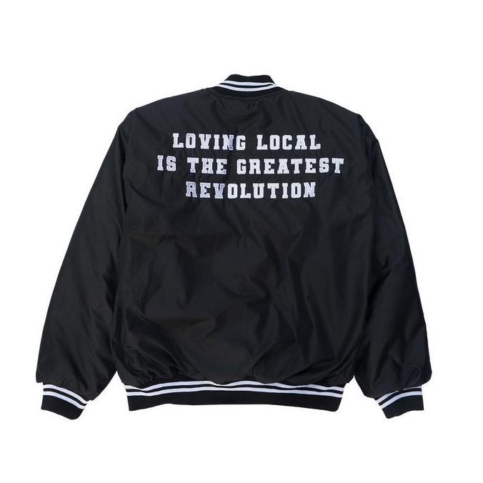 Untere- Miscast Varsity Jacket Vintage Thiago Black