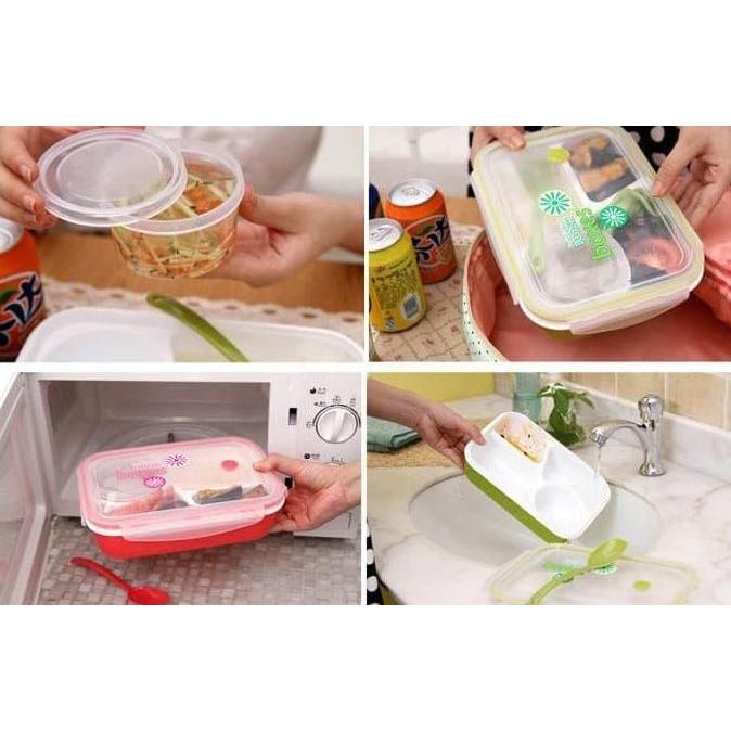 New Lunch Box Microwave Safe / Kotak Makan Microwave / Bento Box