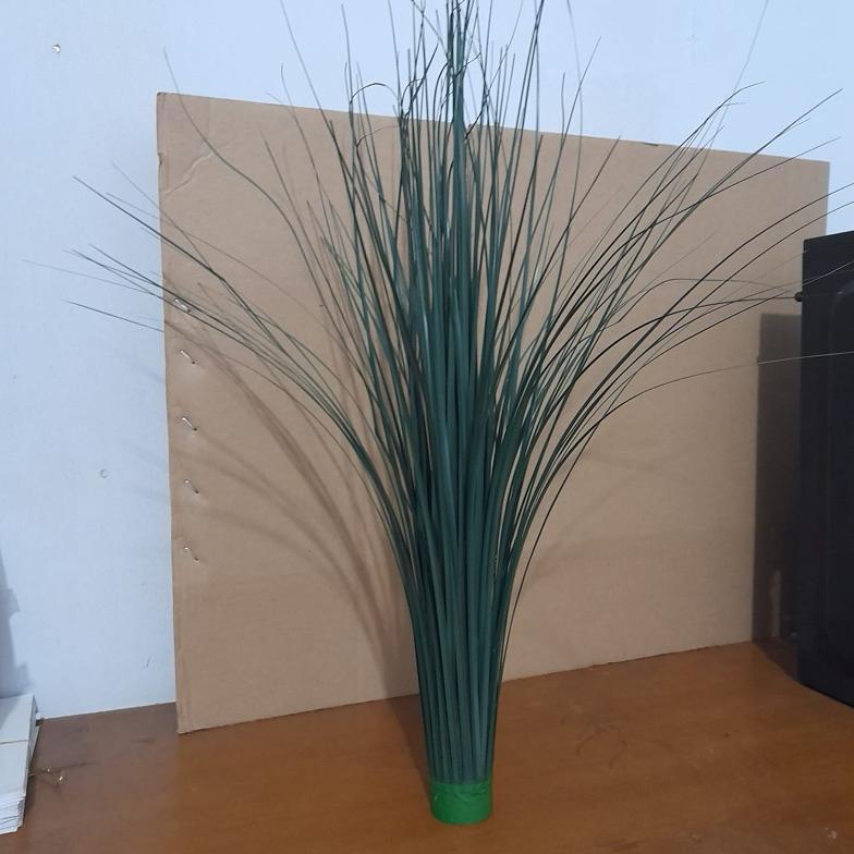 Rumput kucai palsu plastik artificial dekorasi