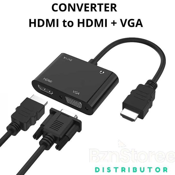 HDMI to VGA HDMI Konverter VGA HDMI Splitter Extend