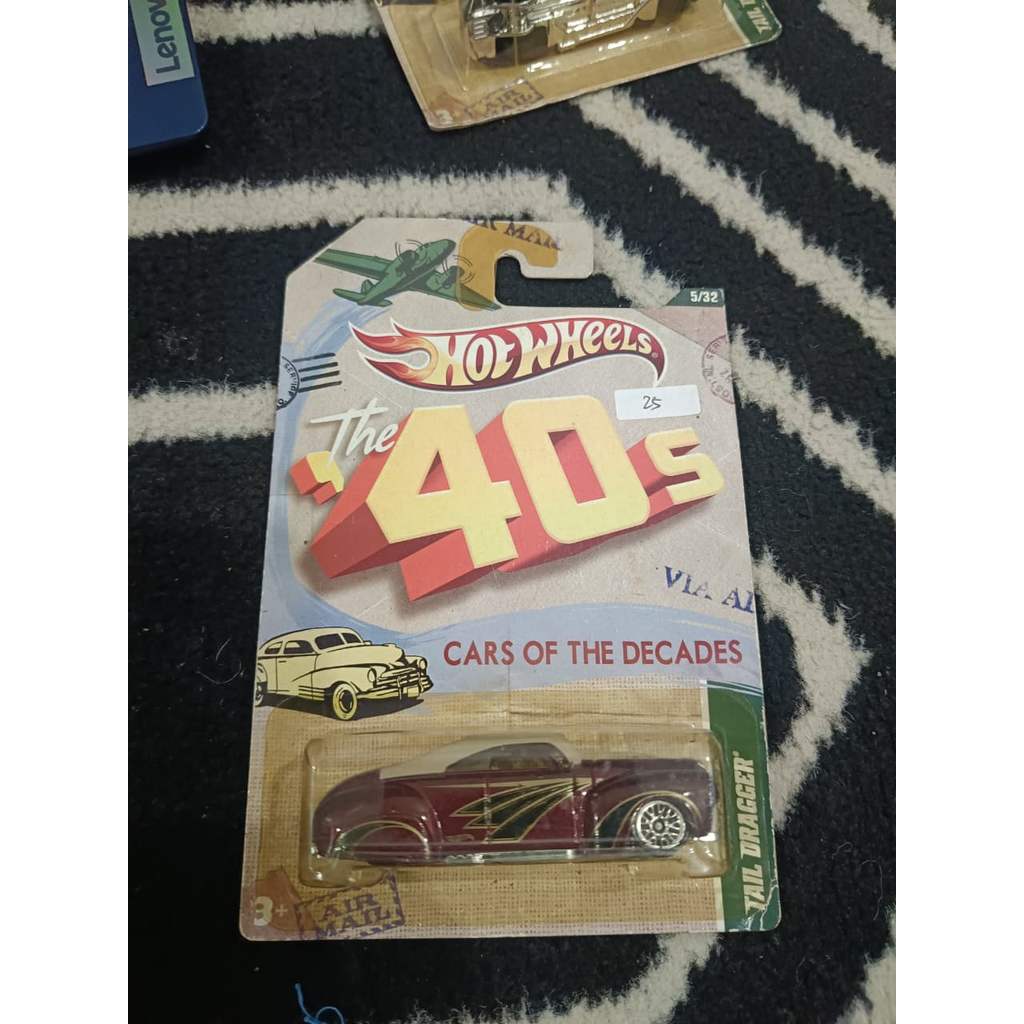 hot wheels tail dragger cars of the decades