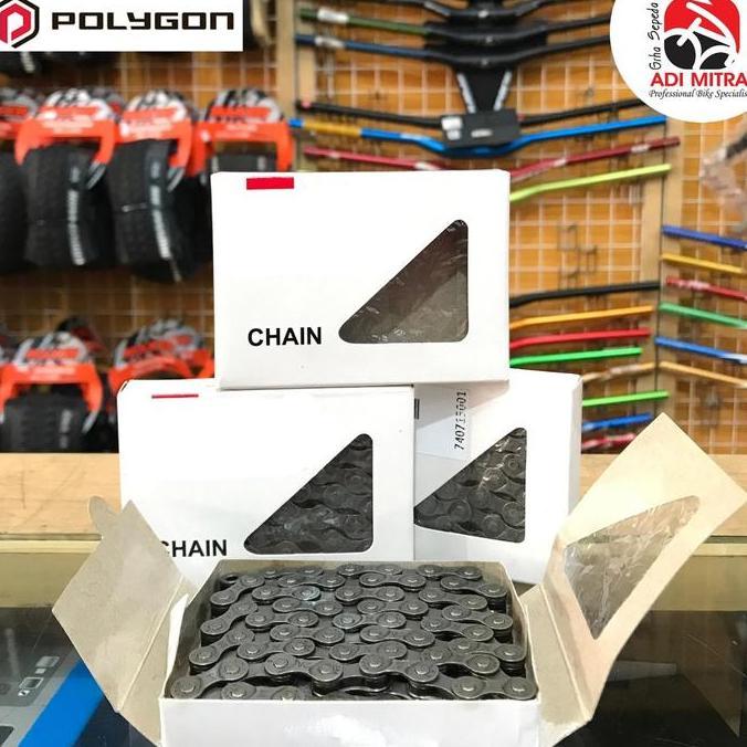Ready Stock Polygon Rantai Sepeda 6 7 8 Speed 112 Links