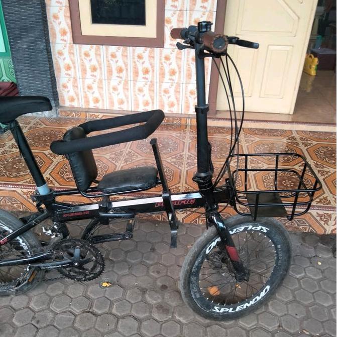 Kualitas Terjamin Front Rack Sepeda Lipat Kranjang Sepeda Lipat Front Blok