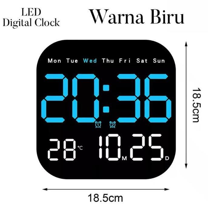DEAL TERBAIK - Jam Meja Dinding Digital Stop Watch Countdown Countup Led Weker / Digital Alarm Clock