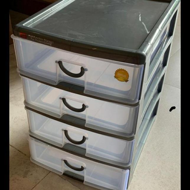 Laci Container Susun 4 Shinpo 355 Kertas A4 F4 Mirip Pressa Lion Star