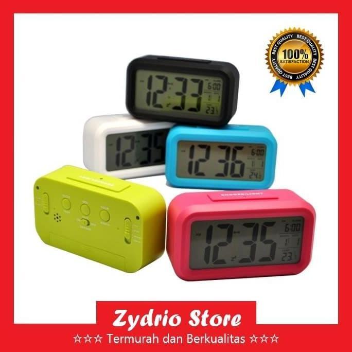 PROMO - Jam Weker Alarm Meja LCD Digital Lucu Warna Warni -Digital Alarm Clock