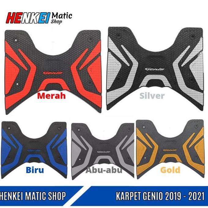 Monster Alas Kaki Motor Genio - Karpet Motor Genio 2019 2020 2021 2022 2023