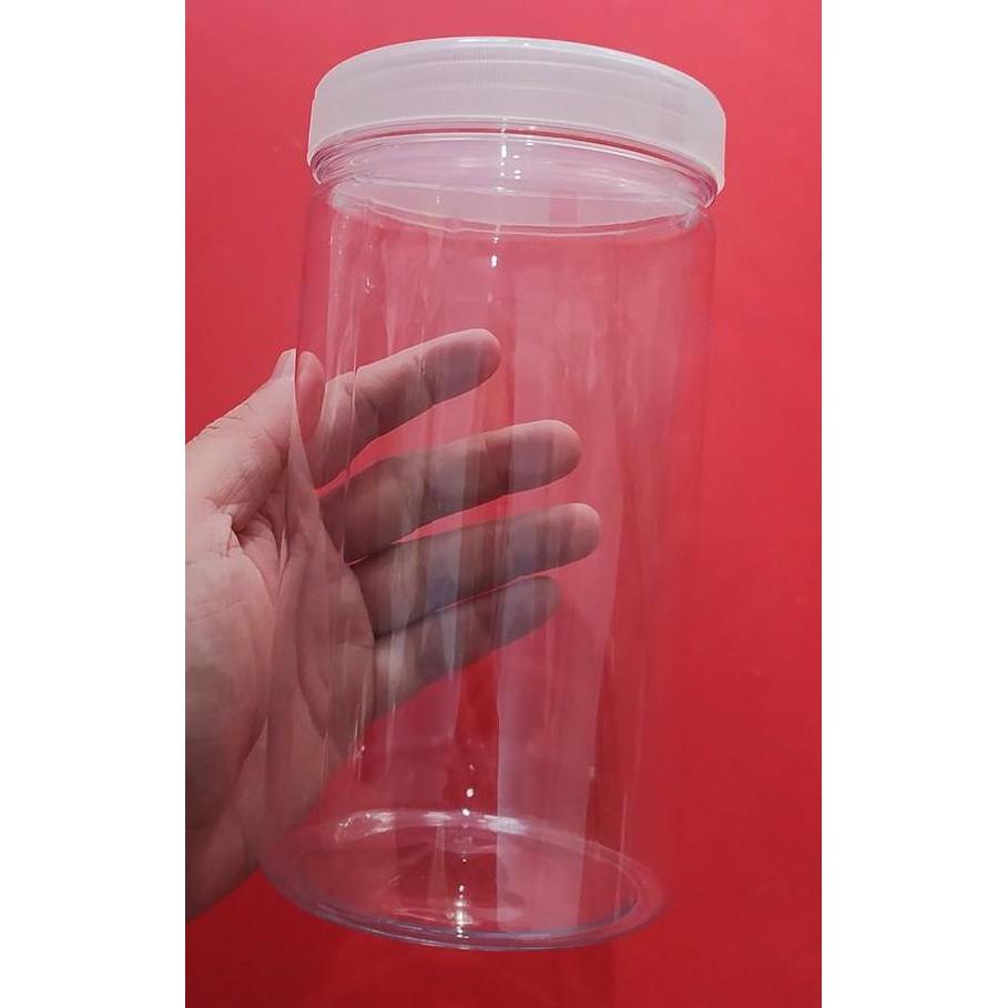 Toples Jar Toples Plastik PET Toples Botol Plastik Bening 1000 ml