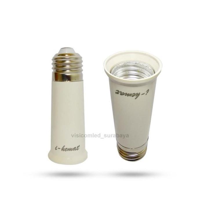 Fitting Sambung lampu LED Downlight Sambungan Fiting extender 95mm Pjg