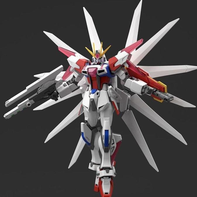 Bandai HG HGBF 1/144 Gundam Build Strike Galaxy Cosmos + stand base