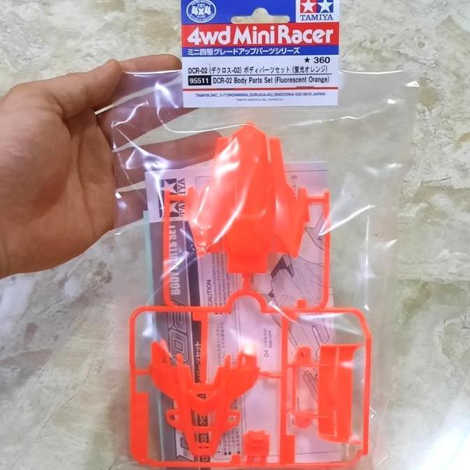 Tamiya 95511 DCR 02 Body Parts Set Fluorescent Orange0