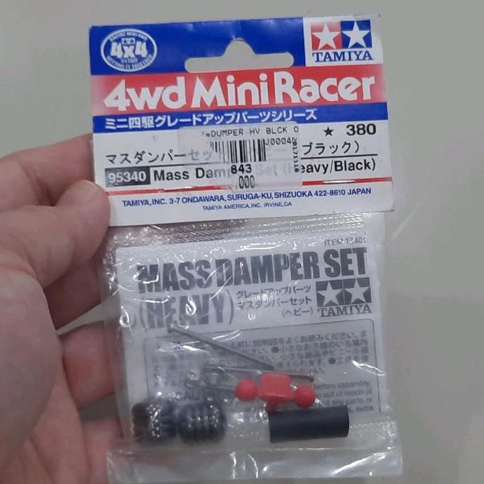 Tamiya 95340 Mass Damper Set Heavy Black Ori Tamiya Damper Galon Hitam Ori