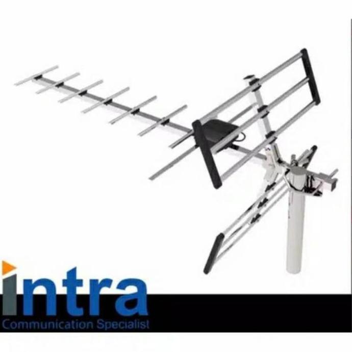 Antena Luar Digital Outdoor WELHOME TV Led Lcd 003 Free Kabel 10 Meter